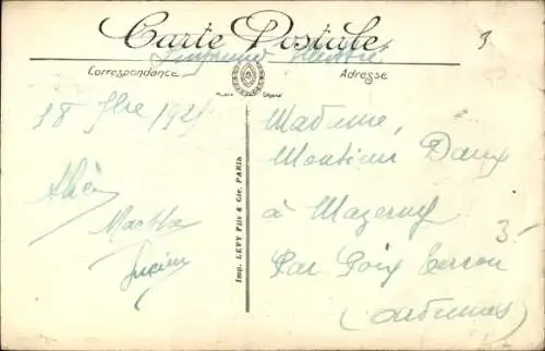 Ak Paquebot Paris, CGT French Line