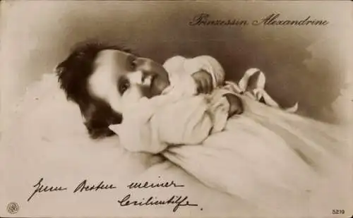 Ak Prinzessin Alexandrine von Preußen, Cecilienhilfe