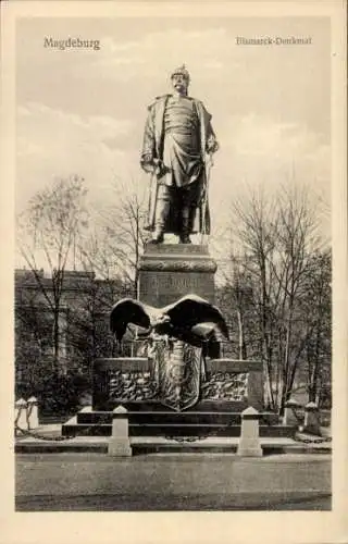 Ak Sudenburg Magdeburg, Bismarck-Denkmal