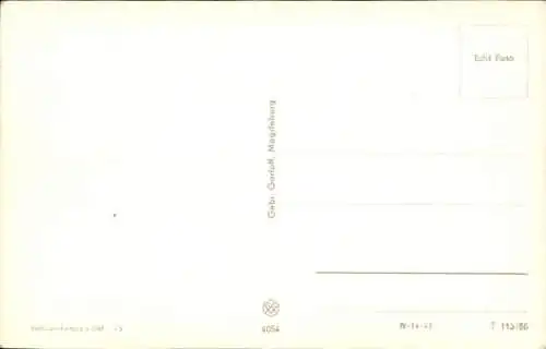 Ak Magdeburg an der Elbe, Café Stadt Prag