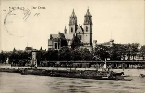 Ak Magdeburg an der Elbe, Dom, Schiff