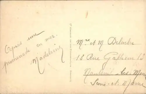 Ak Paquebot Paris, Dampfschiff, CGT, French Line