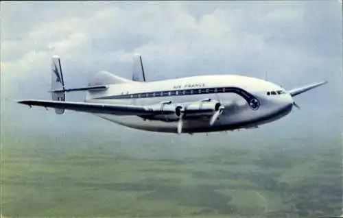 Ak Breguet Provence, Französisches Passagier- und Frachtflugzeug, Air France