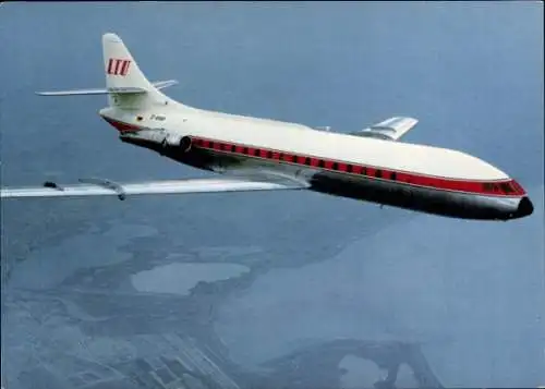 Ak Caravelle SE 210 10 R, Passagierflugzeug der LTU, D ABAP