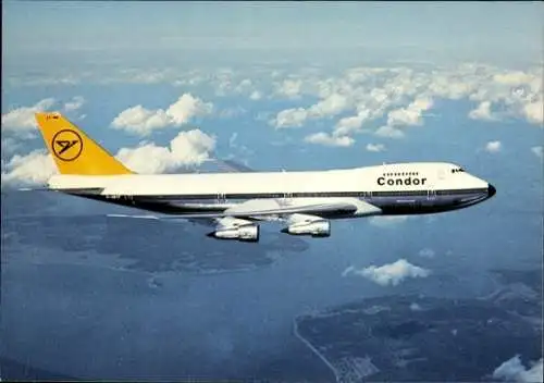 Ak Deutsches Passagierflugzeug, Boeing 747-200, Jumbo Jet, Condor