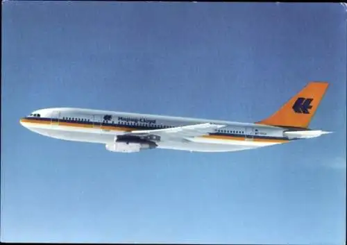 Ak Passagierflugzeug der Hapag Lloyd, Airbus A 300 B 4