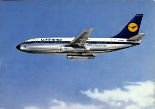 Ak Deutsches Passagierflugzeug, Lufthansa, Boeing 737 City Jet, D-ABCE