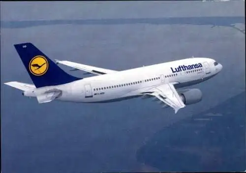 Ak Deutsches Passagierflugzeug, Lufthansa, Airbus A310-300