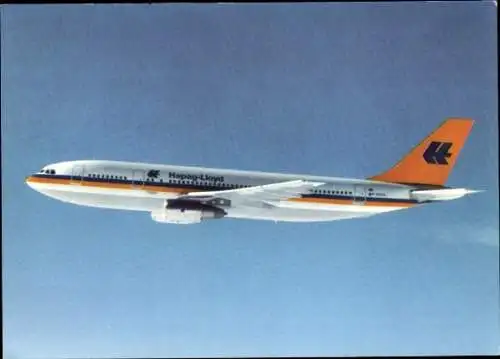 Ak Passagierflugzeug der Hapag Lloyd, Airbus A 300 B 4