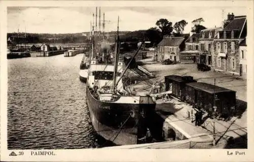 Ak Paimpol Côtes d’Armor, Hafen