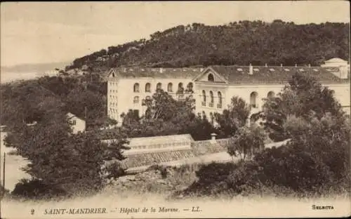 Ak Saint Mandrier sur Mer Var, Hopital de la Marine