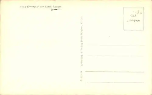 Ak Rinteln an der Weser, Ande Ehrenmal