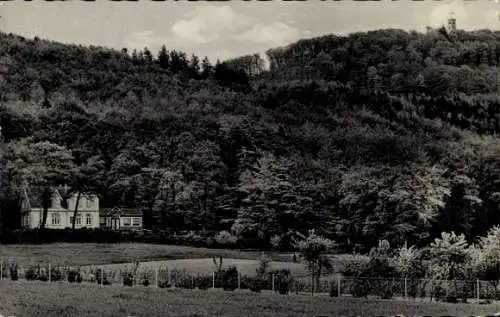 Ak Rinteln an der Weser, Klippenturm, Gasthaus Pension Waldkater