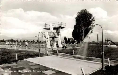 Ak Rinteln an der Weser, Schwimmbad