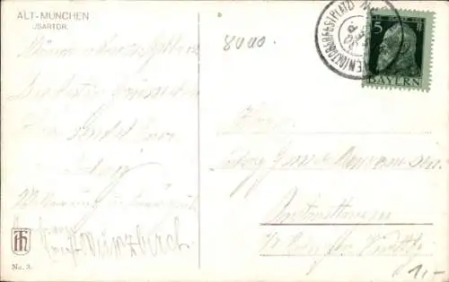 Künstler Ak Meinzolt, Georg M., München, Isartor