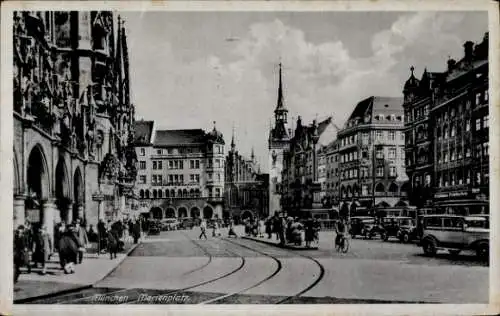 Ak München Oberbayern, Marienplatz