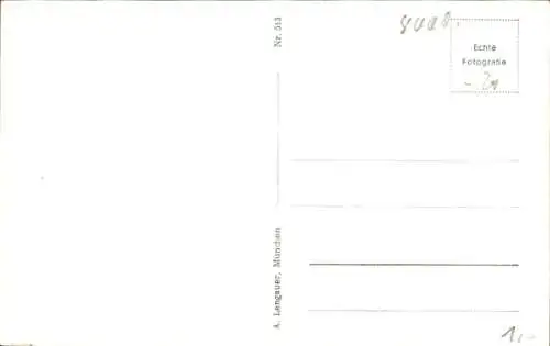 Ak München, Justizpalast, Straßenbahnen