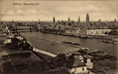 Ak Hansestadt Bremen, Gesamtansicht