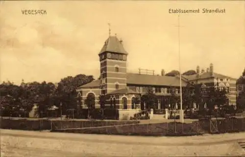 Ak Vegesack Hansestadt Bremen, Etablissement Strandlust