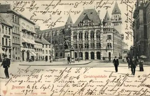 Ak Hansestadt Bremen, Gerichtsgebäude