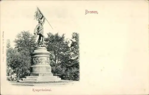 Ak Hansestadt Bremen, Kriegerdenkmal