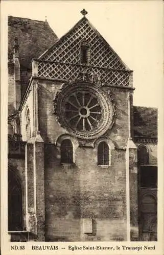 Ak Beauvais Oise, Kirche Saint-Etienne