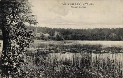 Ak Eberswalde in der Mark, Großer Stadtsee