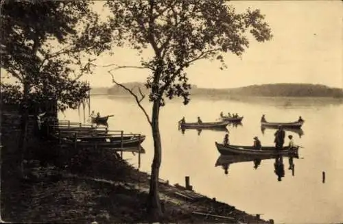 Ak Eberswalde in der Mark, Stadtsee, Ruderboote