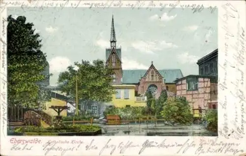 Ak Eberswalde in der Mark, Katholische Kirche