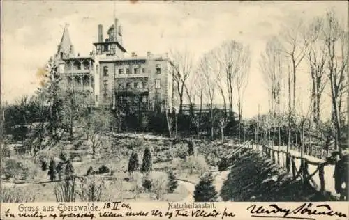 Ak Eberswalde in der Mark, Sanatorium Drachenkopf