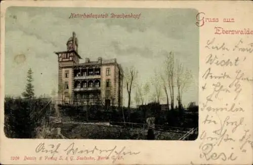 Ak Eberswalde in der Mark, Sanatorium Drachenkopf