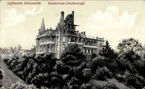 Ak Eberswalde in der Mark, Sanatorium Drachenkopf