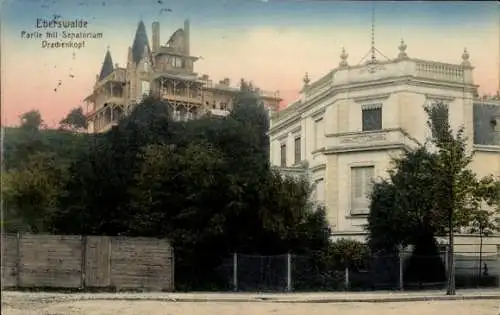 Ak Eberswalde in der Mark, Sanatorium Drachenkopf