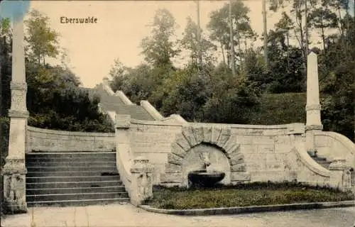 Ak Eberswalde in der Mark, Moltketreppe