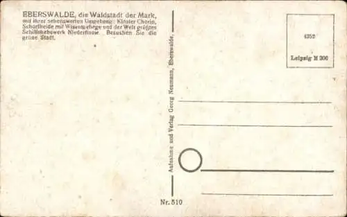 Ak Eberswalde im Kreis Barnim, Neue Kreuzstraße