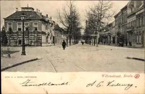 Ak Breda Nordbrabant Niederlande, Willemstraat