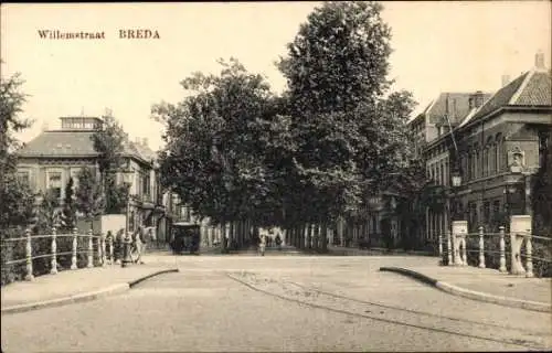 Ak Breda Nordbrabant Niederlande, Willemstraat