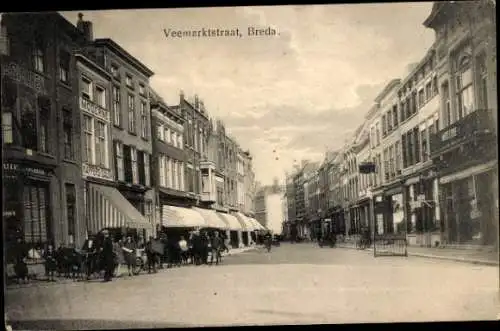 Ak Breda Nordbrabant Niederlande, Veemarktstraat