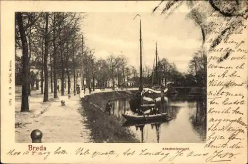 Ak Breda Nordbrabant Niederlande, Academiesingel