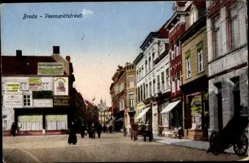 Ak Breda Nordbrabant Niederlande, Veemarktstraat