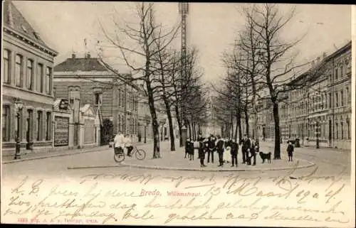 Ak Breda Nordbrabant Niederlande, Willemstraat