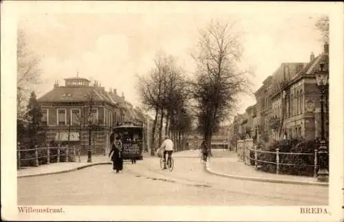 Ak Breda Nordbrabant Niederlande, Willemstraat