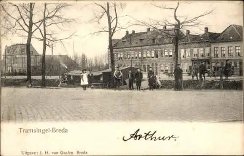 Ak Breda Nordbrabant Niederlande, Tramsingel