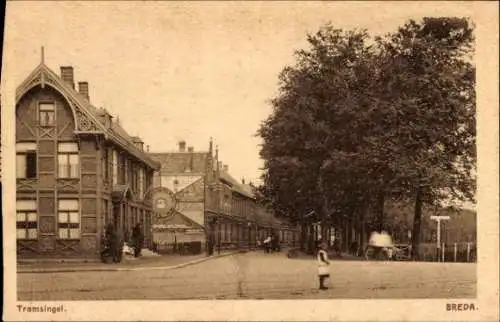 Ak Breda Nordbrabant Niederlande, Tramsingel