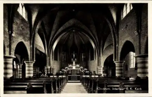 Ak Oostrum Limburg Niederlande, Kirche, Altar