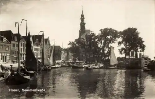 Ak Hoorn Nordholland Niederlande, Veermenskade