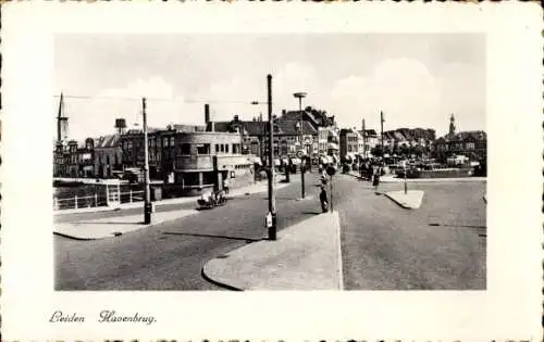 Ak Leiden Südholland Niederlande, Havenbrug