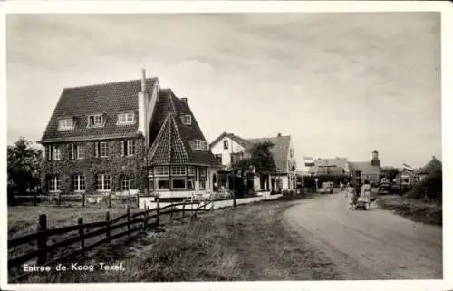 Ak De Koog Texel Nordholland Niederlande, Entree de Koog