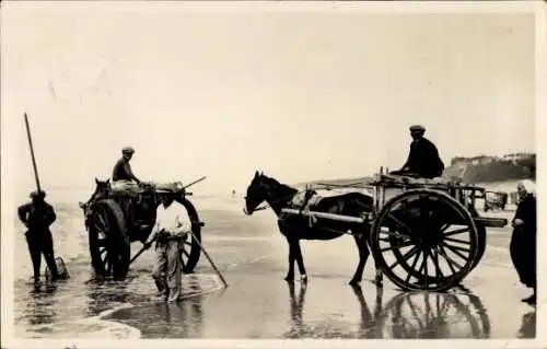 Ak Katwijk aan Zee Südholland Niederlande, Schelpenvisschers