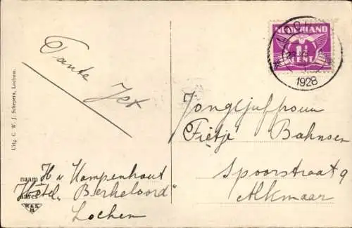 Ak Lochem Gelderland, De Wildenborch